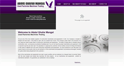 Desktop Screenshot of mangalmachinery.com